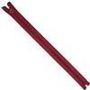 AERZETIX - Set di 8 Cerniere lampo a spirale N°5 40cm separabili con cursore - in metallo nylon poliestere - colore bordeaux chiaro - per cucito artigianato creazioni tessili