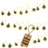 com-four® catena luminosa a LED con palline di Natale e timer - ghirlanda di palline illuminata per una suggestiva decorazione natalizia - decorazioni natalizie (01 pezzi - color oro)
