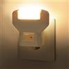 Annmore Luce Notturna LED da Presa, Luci Notte per Corridoio, Cameretta dei Bambini, Neonati, 1W, 3000K Bianco Caldo, con Interruttore (Moderno, 1)