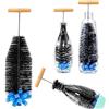 SZZETK Spazzola per Bottiglie da 35 cm, Pulizia Profonda Vetro/Biberon | Pulisci Borraccia, compatibile con bottiglia di vetro Sodastream, Lavabottiglie Senza Graffi, Residui e Odori