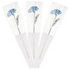 FINGERINSPIRE 3 pezzi all'uncinetto Forget Me Not Flower Azzurro Cielo fatto a mano all'uncinetto Forget Me Not Bouquet di fiori in cotone lavorato a maglia fiori artificiali per la decor della casa