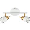 ARTE LAMP Lampada da Parete per 2 Lampadine LED - Applique da Interno per Cucina - Faretti con Cavo
