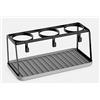 Equinox Egouttoir à Gourde Scolapiatti per Borraccia, Acciaio Inox plastica, Nero, L 29 cm l 13 cm H 13.5 cm