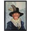 World Art Quadro collage 3D 'Scimmia in abito di cavaliere d'epoca'