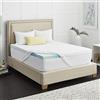 Sealy Mattress Topper Coprimaterasso in Memory Foam, Bianco, Queen