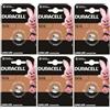 Duracell 6X Duracell 1616 Lithium (6 Blister Da 1 Batteria) 6 Pile (CR1616)