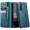 CaseMe Cover per Samsung Galaxy S22 5G Custodia a Libro Pelle Premium RFID Protezione Portafoglio Magnetica Porta Carte Supporto Flip Case per Samsung Galaxy S22 5G 6.1'' - Bluverde