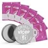 ViCep 6-Pack Batteria CR1632 Batterie CR 1632 a Bottone al litio 3V per portachiavi per auto, orologi, telecomando, calcolatrice e altro, confezionata singolarmente