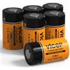 ViCep 6X Batterie al Litio CR2 Batteria CR 2 3V CR15h270 non ricaricabile