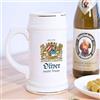 Wanapix | Boccale da Birra Personalizzato | Boccale Tedesco in Ceramica | 580 ml | Lavabile in Lavastoviglie | Regalo Originale | Leone