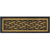 Olivo Tappeti OLIVO.shop Zerbino Cocco Ingresso Esterno, Tappeto Scalino 25x75 cm, Zerbino da Esterno, Tappeto Scale Antiscivolo, Zerbino in Cocco Intrecciato e Gomma PROMO SCALINO (CROSS)
