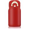 Boziee 350 ml/200 ml, piccola bottiglia termica in acciaio inox, chiusura Lock, thermos senza BPA, bottiglia isolante mini sottovuoto per sport, viaggi, scuola, attività all'aperto (crema rossa, 200