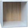 Generic Librerie Modulari CubiStack: Cubi Componibili con e senza Sportello (Stile Aperto Rovere)