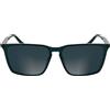 Calvin Klein Men's Sunglasses CK25505S - Transparent Petrol with Solid Blue Lens