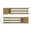Peminkoo Fascia per Gilet tattico con Set di Fibbie a sgancio rapido per JPC 420 419 XPC Airsoft Plate Carrier Strap (Tan)