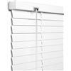 Generico Tende Veneziane per Esterni/interno, Alluminio Veneziana Su Misura, Privacy Tenda per Finestre, 25mm Alluminio Lamelle Orizzontali, Oscurante Persiane per Ufficio(Bianco)