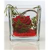 Sandra Rich Vaso in vetro cubo, rettangolare, 12 cm, Ø 12,0 x 12,0 cm