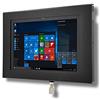 TABcare Custodia di sicurezza antifurto in metallo per tablet Microsoft Surface Go 1/2/3 supporta VESA, montaggio a parete (Surface GO, nero)