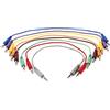 Hosa CSS-845, Balanced Patch Cables, 1/4 in TRS to Same, 1.5 ft