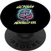 Umorismo assurdo e divertente Anguilla M Il mio cervello funziona grazie all'energia delle anguille PopSockets PopGrip Adesivo