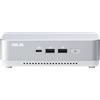 ASUS NUC 14 Pro+, Mini PC Intel Core Ultra 5 125H, RAM Massima da 96 GB DDR5-5600, SSD M.2, Scheda Grafica Intel Arc, Wi-Fi 6E, Bluetooth 5.3, Compatibile con Windows 11 Home e Chrome OS, Argento
