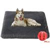 DOTBUY-SHOP Cuccia Cane Interno Rettangolare, Peluche Cuccia Gatto e Cane Cuscino per Cani, Lavabile e Morbido Cuscino per Animale Domestico, per Animali di Grandi Dimensioni (50X40cm,Grigio Scuro)