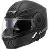 LS2 Casco moto modulare LS2 FF902 Scope II Solid nero opaco, M