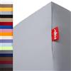 r-up Passt lenzuolo con angoli 90x200-100x200 fino a 35 cm di altezza tanti colori 100% cotone 130g/m² (grigio argento)