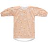 Little Dimsum Bavaglino Svezzamento Tutto in Uno con Maniche Lunghe, Impermeabile, Unisex, per Bambini da 6 Mesi a 3 Anni (Alpaca)