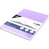 Kangaro Quaderno scolastico A5 line hard cover viola pastello, 80 fogli, 80 g