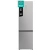 Hisense RB5P410SACC Frigorifero Combinato Total No Frost, Stainless Steel, 203x65.8cm, Classe C, 413L, large capacity, wifi, metal tech cooling, porta reversibile, Inox