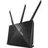 Asus Router da tavolo Asus 4G-AX56 WiFi 6 AX1800 LTE 4G 4LAN 1WAN Nero