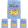 Voiello Pasta Tortiglioni n.125, 500g, Grani 100% Italiani, Trafilatura Al Bronzo (Confezione da 4)