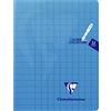 Clairefontaine 303796C un quaderno a punto metallico Mimesys - 17x22 cm - 32 pagine a quadretti grandi 3 mm Agrandis 12/12 - Carta bianca 90g - copertina in polipropilene Colore casuale