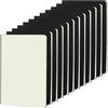 ZCZN-Quaderno Appunti, Taccuino a Foglio Bianco Formato A5, Confezione da 12 Pezzi-30 Fogli/60 Pagine, Utilizzato per Scrivere Note, Diario o Agenda, Nero