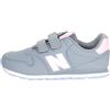 New Balance 500 Hook & Loop, Scarpe da Ginnastica Bambina, Grey, 30 EU