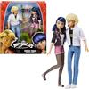 BANDAI - Miraculous Ladybug - Confezione 2 Bambole Marinette e Adrien - Crush Pack - Action Figures Miraculous 26 cm - Personaggi Bambini Marinette Adrien - Giocattolo Bambini 4+ - P50377
