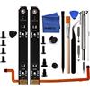 iParto Sostituzione della guida di scorrimento destra e sinistra per Nintendo Switch OLED Console Slide Rail con cavo flessibile Kit di ricambio per interruttore NS OLED Slider Staffa Slide Bar