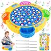 TNOMSNO Gioco Pesca Bambini, Gioco Pesca Pesci Calamita Pesca Pesciolini Gioco Magnetico con 45 Minnows, 4 Canne da Pesca, Gioco Pesca Bambini per Il Divertimento Della Famiglia