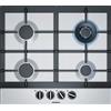 Siemens EC6A5HB90 - Fornello a gas con 4 campi di riscaldamento, in acciaio INOX