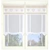Atout Ciel Coppia di tende passapasta 2 x 60 x 160 cm, colore: Beige pronto da applicare