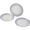 San Ignacio Set di 3 piatti da dessert Ø19 cm San Ignacio con linee blu