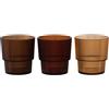 Villa d'Este Home Tivoli 1996 Set 12 Bicchiere acqua 300 ml marrone, in plastica PS, Shades of Chocolate, Unico