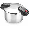 Alza Space - Pentola a Pressione Rapida da 6L, Acciaio Inox 18/10, 2 Modalità di Cottura, Design Ergonomico, Risparmio Energetico, Manici Termoresistenti