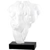Casablanca modernes Design Casablanca - Scultura coppia in resina e marmo, lucido, bianco, motivo coppia, altezza 49 cm x larghezza 35 cm