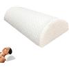 MAGIC SELECT Cuscino Cervicale Mezza Cilindrico. Cuscino per Gambe Ergonomico in Memory Foam. Fodera in Poliestere Lavabile. Supporto per Collo, Ginocchia e chi Dorme di Lato. Ideale per Viaggi e Casa.