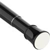 Venwemong Aste per tende senza fori, estensibili, regolabili, con 12 anelli per armadi, finestre, guardaroba 1 pezzo 135-200 cm