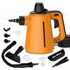 AUIFFER Pulitore a Vapore, 1050W 10 Accessori 380ML Pulitore a Vapore Portatile Multiuso per Tutto ad alta Temperatura 3.5bar ad alta Pressione Senza Sostanze Chimiche, Pistola a Vapore per Pulire Divani Casa