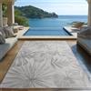 Carpetsale24 Tappeto Esterno Impermeabile 300x400 (280x370 cm) Grigio - Tappeto Resistente alle Intemperie agli Agenti Atmosferici & UV - per Terrazza, Balcone, Campeggio, Giardino, Cucina e Soggiorno