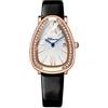 JewelryWe Orologio da donna con quadrante ovale con strass e numeri grandi, analogico, al quarzo, con calendario, orologio da polso casual in pelle, Stile B Blbck, Cinturino